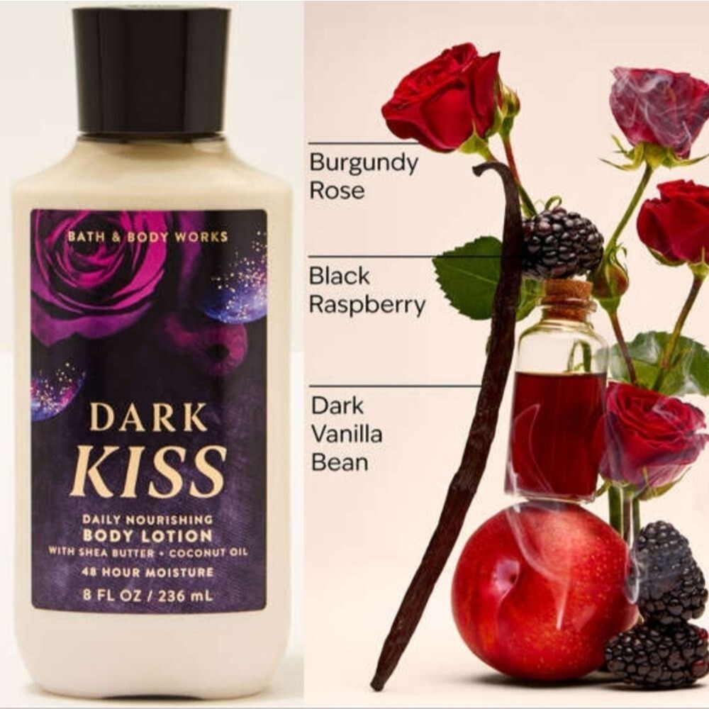 Bath & Body Works Dark Kiss Daily Nourishing Body Lotion 8oz NEW